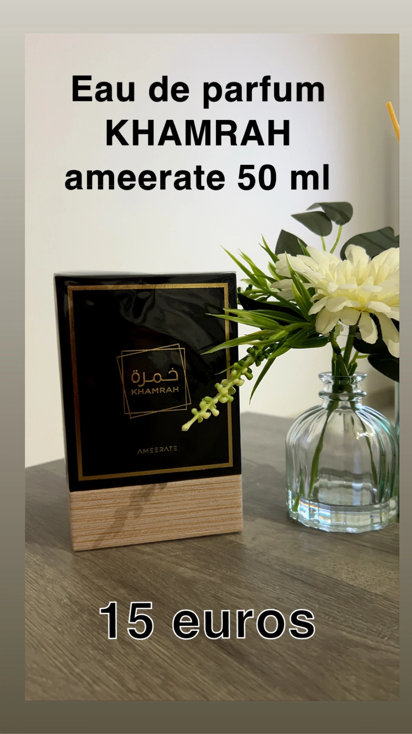 Eau de parfum KHAMRAH ameerate 50 ml